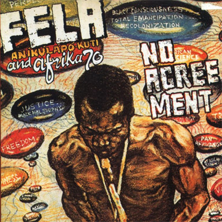 Capa de No Agreement, de Fela Kuti e Africa 70