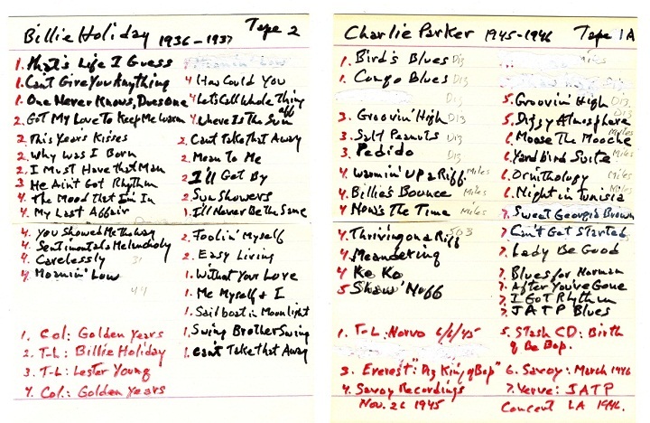 Acervo, que foi gravado em fitas-cassete, tem shows de 1921 a 1991. A lista tem nomes como Billie Holiday e Frank Sinatra