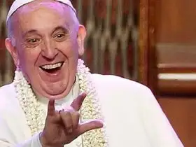 É sério: o Haddad deu o “Sobrevivendo no Inferno” para o Papa Francisco